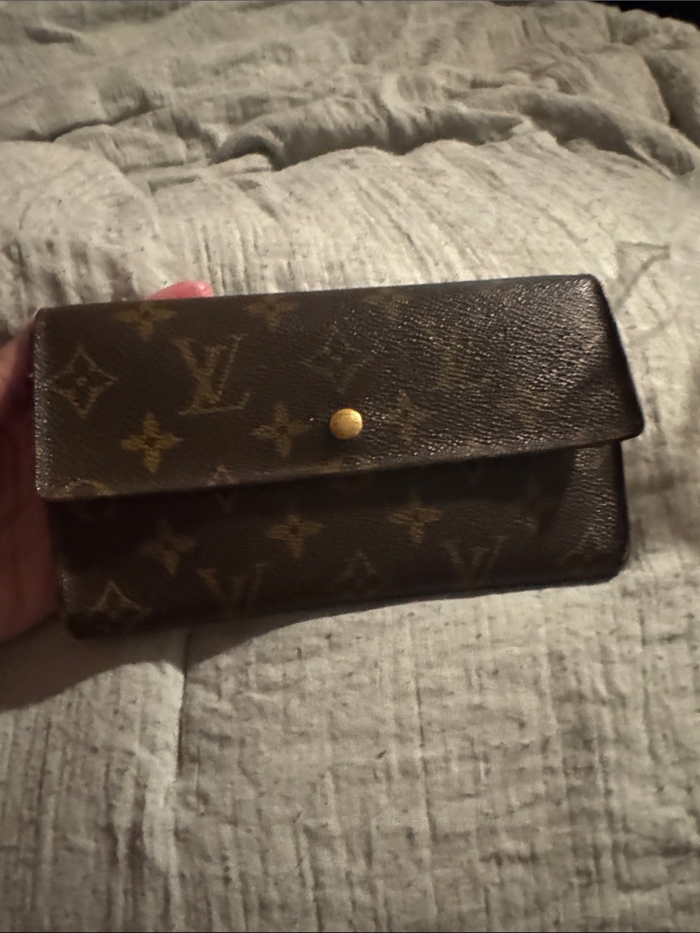 Louis Vuitton Monogram Canvas Sarah wallet